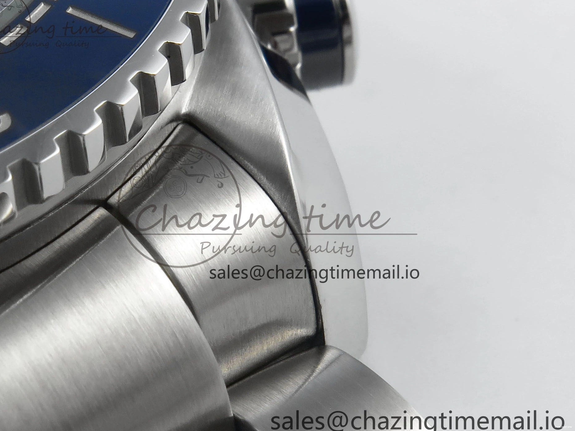 0407 Planet Ocean Master Chronometer 600M 45.5mm SS SCF 1:1 Best Edition Blue Bezel Blue Dial on SS Bracelet A9900 Super Clone Lightweight 7676